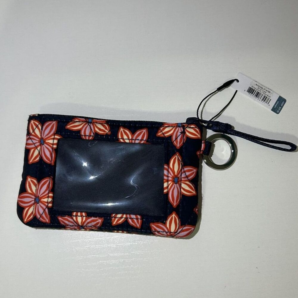 NWT Vera Bradley Floral Burst Zip ID Holder - Picture 4 of 5